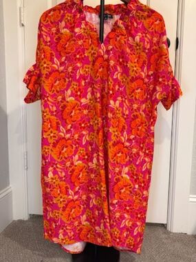 Boho Chic Floral Dress‎ - Size M